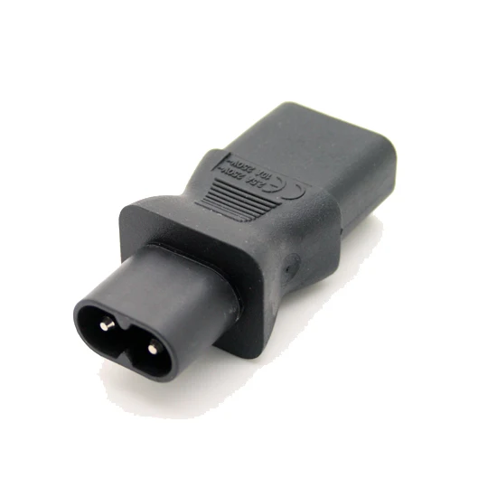 Бесплатная доставка адаптер питания IEC 320 C7 папа C13 3Pin мама C14 к C8 2Pin папа|adapter