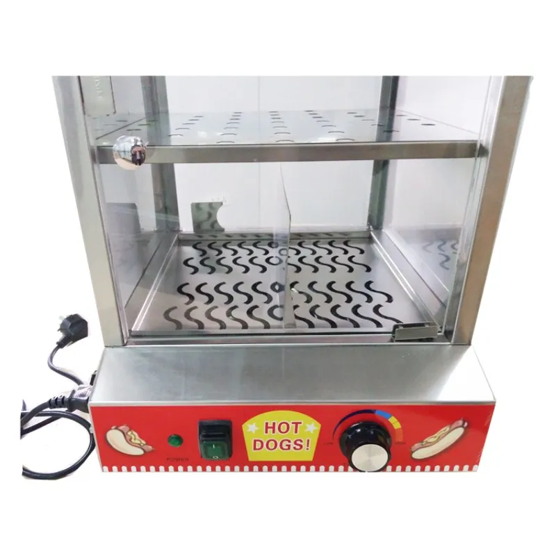 UK Stock Hot Dog Display Electric Food Warmer Stainless Steel Cabinet Showcase | Бытовая техника