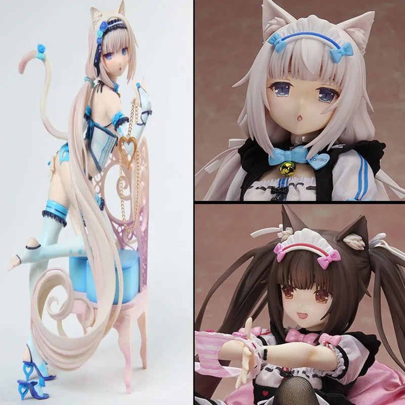 Экшн фигурки GZTZMY NEKOPARA Vol.1 солей открытые Nekopara ваниль мягкая Сексуальная кошка