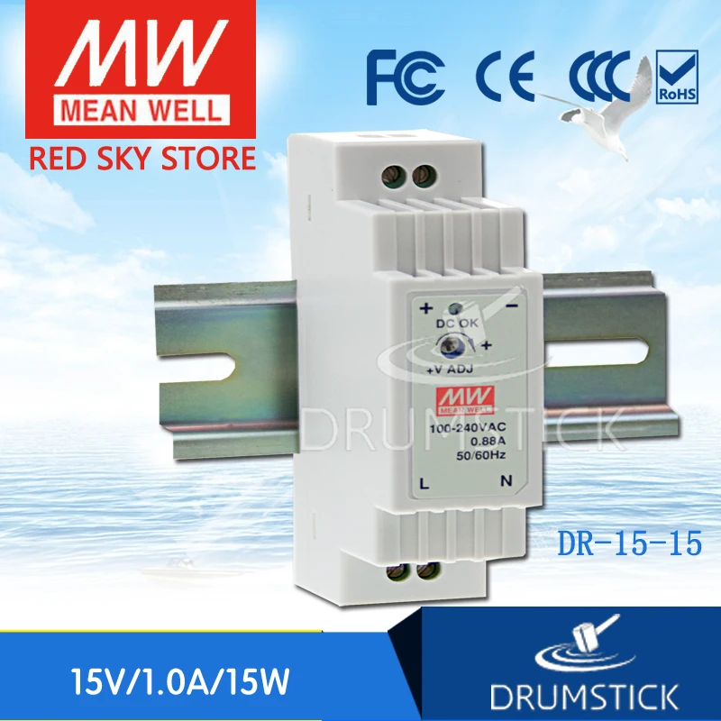Transmit MEAN WELL Taiwan DRT-240-24/48V 240W 10A/5A DC трехфазный 380V Входной рельсовый Тип импульсного