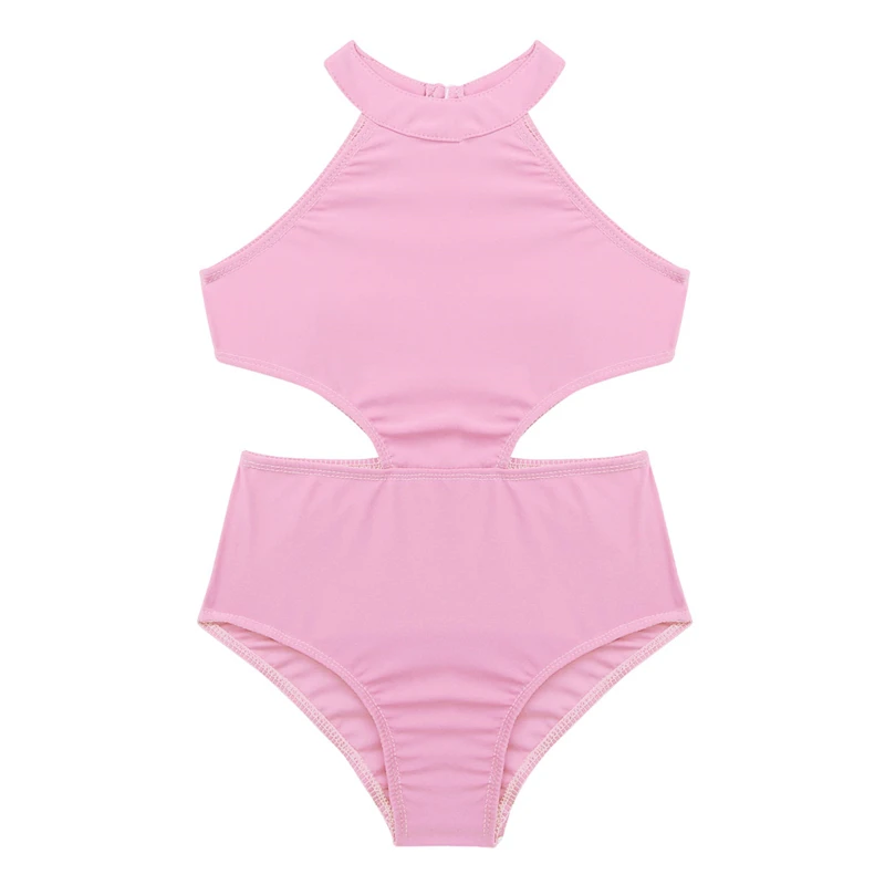 IIXPIN детский танцевальный костюм для девочек без рукавов с лямкой на шее вырезами