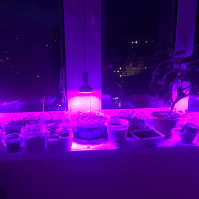 Лампа светодиодная для выращивания растений 220 В E27 2 года|Промышленные LED-лампы| |