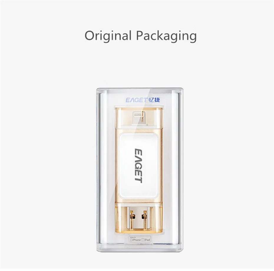 Eaget I60 OTG USB флеш-накопитель 32 Гб 64 Гб 128 ГБ Lightning USB 3,0 MFI флеш-накопитель 64 Гб мини-флешка memoria USB для iPhone iPad