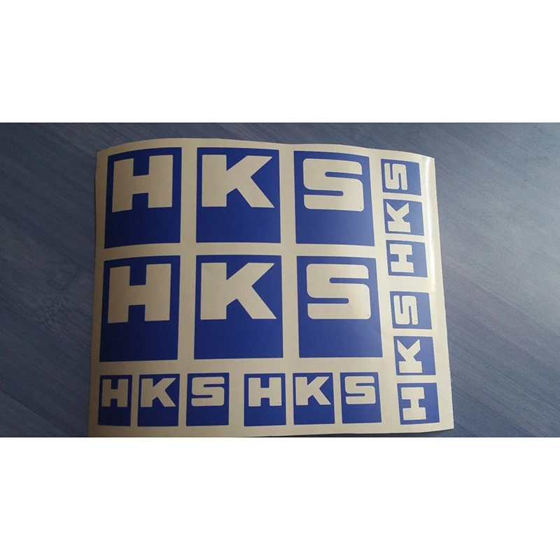 6 шт HKS эмблемы наклейки ассорти всего несколько цветов 2 шт. 15 см 4 7 5 см|Наклейки