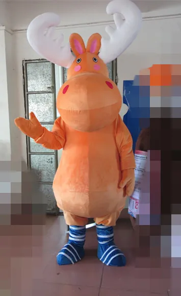 

Latest high quality Christmas deer mascot costumes elk costumes high quality plush Holiday special clothing
