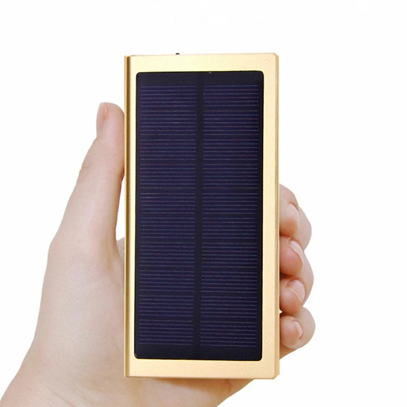 Портативный внешний аккумулятор Pover power bank 1*7566121 Солнечный Внешний Аккумулятор Чехол DIY коробка двойной USB комплект зарядное устройство для телефона фонарик