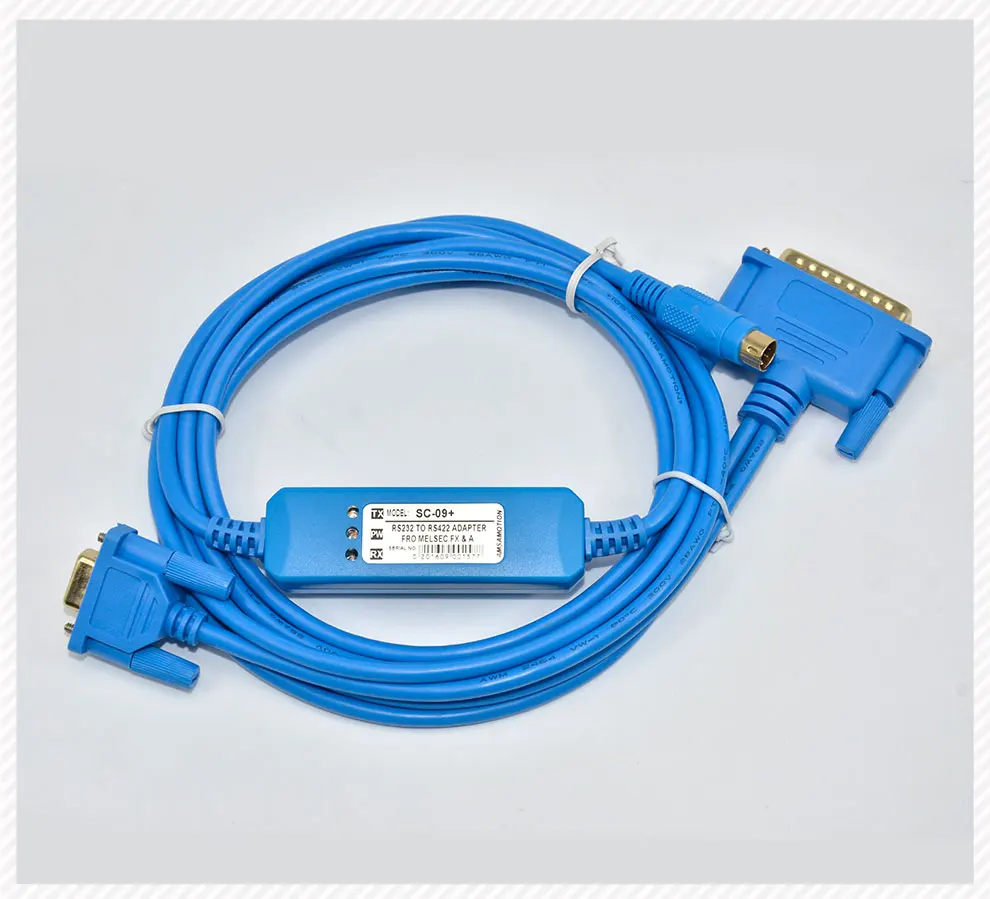 

Isolated Cable SC-09 RS232 TO RS485 Adapter For Melsec Mitsubishi FX A Serials PLC Cable For FX0 FX0S FX1S FX0N FX1N FX2N A