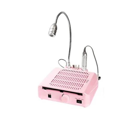 pink Палочка для сбора пыли для ногтей от oxmoss, 3 в 1, 60 Вт, всасывающая машина для очистки ногтей, для маникюра, пылесборник для ногтей, оборудование для салонного маникюра - Цвет: pink