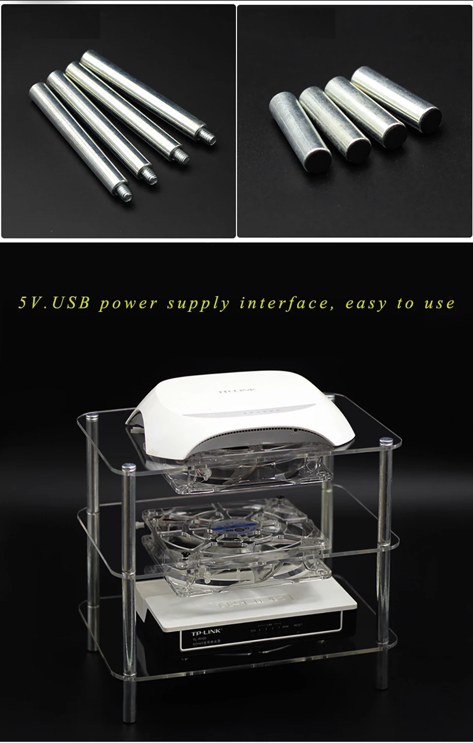 DC 5 в USB 120*120*25 мм Охлаждающие подставки для ноутбуков беспроводной маршрутизатор широкополосная сетевая приставка cat ТВ приставка кулер охлаждающий вентилятор
