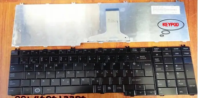 Клавиатура для Toshiba Qosmio F60 F750 F755 G50 G55 X300 X305 X500 X505 P200 по-испански/Хорватский/Иврит/канадский/арабский/чешский