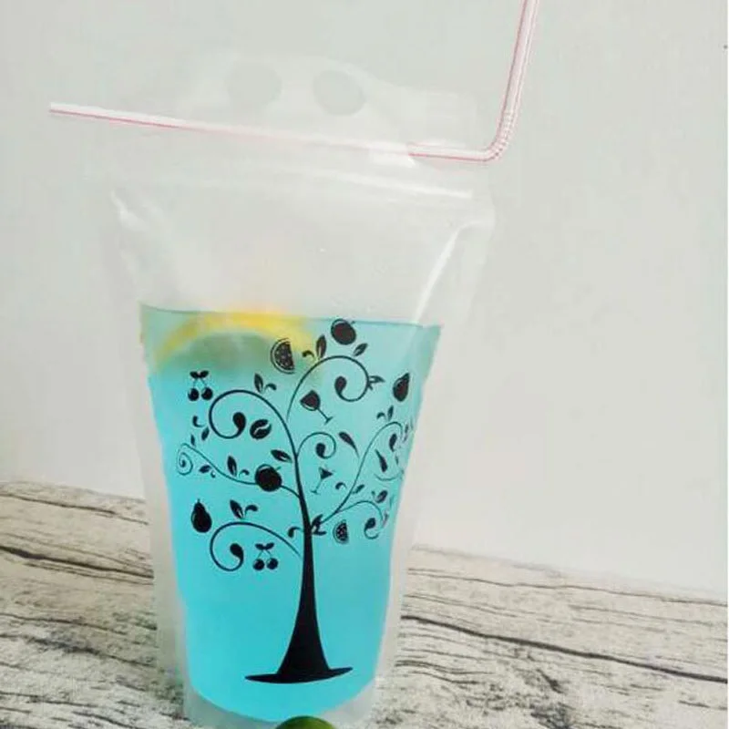 

1000pcs Transparent Self-sealed Plastic Beverage Bag DIY Drinkware Drinking Bag Fruit Juice Food Storage Bag