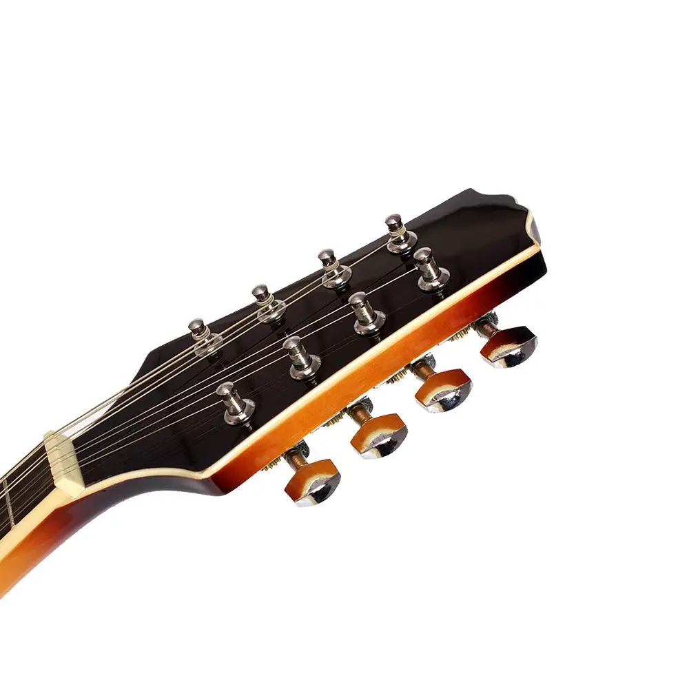 XFDZ ИРИН Sunburst 8-струнной липа Мандолины музыкальный инструмент с палисандр Сталь строка Мандолины струнный инструмент для настройки