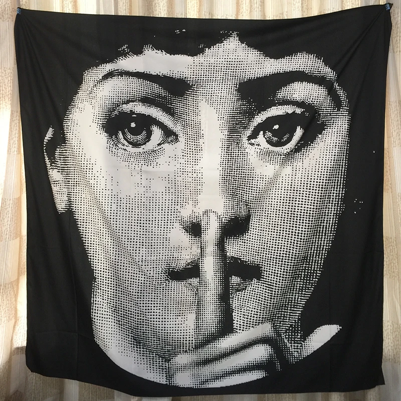 Fornasetti стиль гобелен Lina Cavalieri настенный тканевый бар Гостиная декоративная