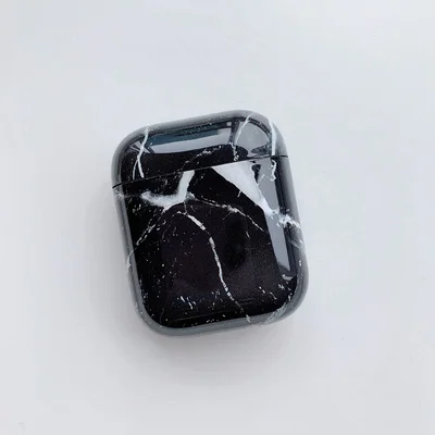 Чехол для наушников в стиле ретро с мраморным рисунком и Bluetooth для Apple Airpods, чехол, аксессуары для 1, 2, чехол, защитный чехол для наушников, сумки - Цвет: Style 3