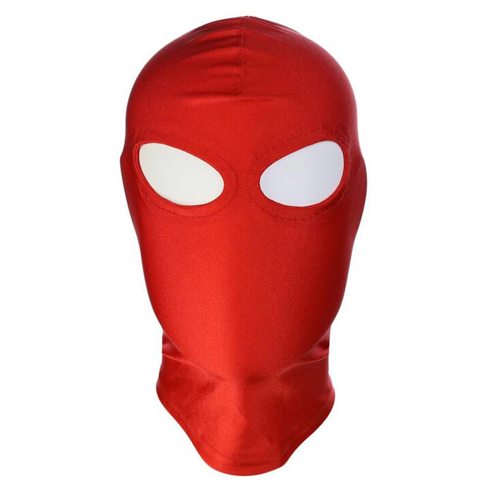 CamaTech высокие эластичные дышащие губка Фетиш колпак маска на голову для