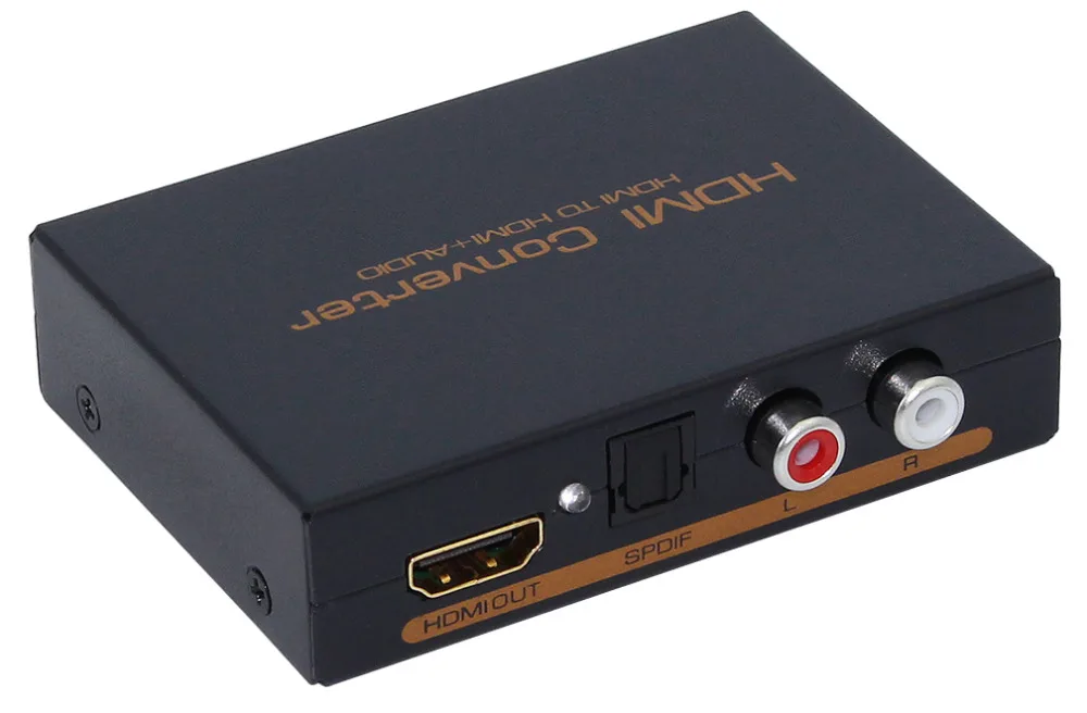 1080P HDMI к Оптический SPDIF поддержка 5 1 + RCA L/R аудио видео экстрактор конвертер