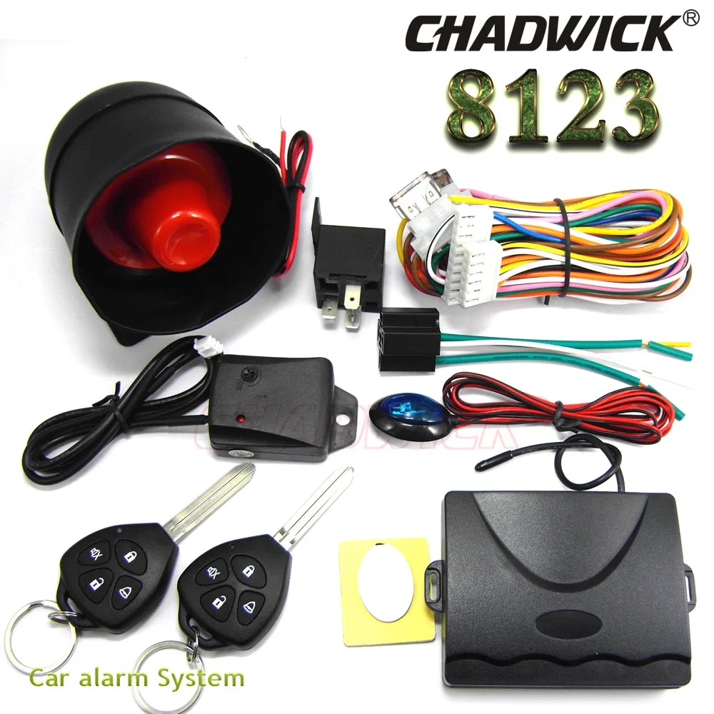 Новинка CHADWICK 8123 для Toyota#2 пустая Автомобильная сигнализация с ключом универсальная сирена односторонняя автоматическая система безопасности без ключа 4 кнопки quanlity