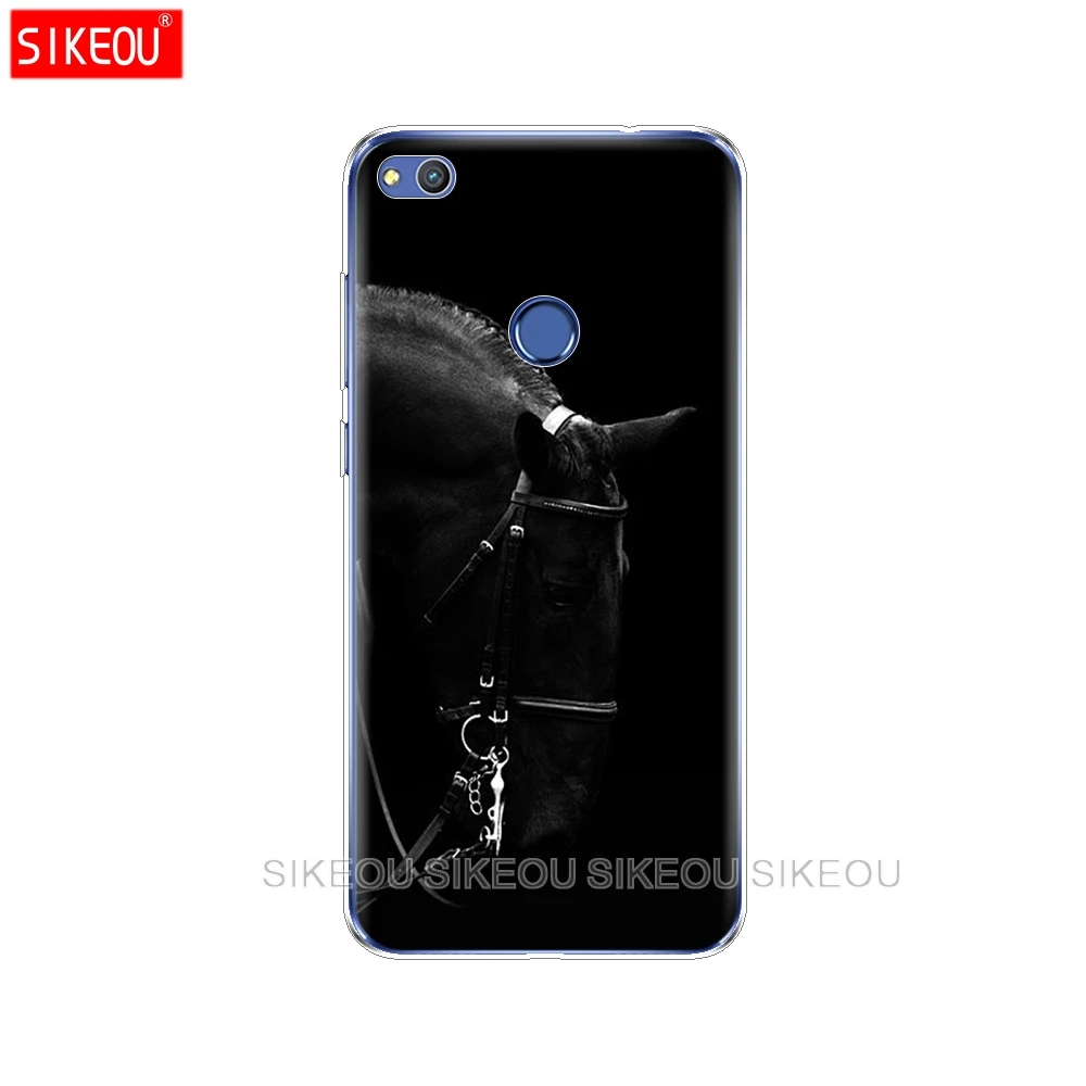 Силиконовый чехол для телефона Huawei P20 P7 P8 P9 P10 Lite Plus Pro 2017 P Smart Sunset and horse|Бамперы| |