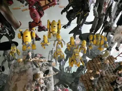 JOYTOY 1/35 набор моделей фигурки роботов мини машина(12/шт) модель игрушки телесного цвета opp сумки