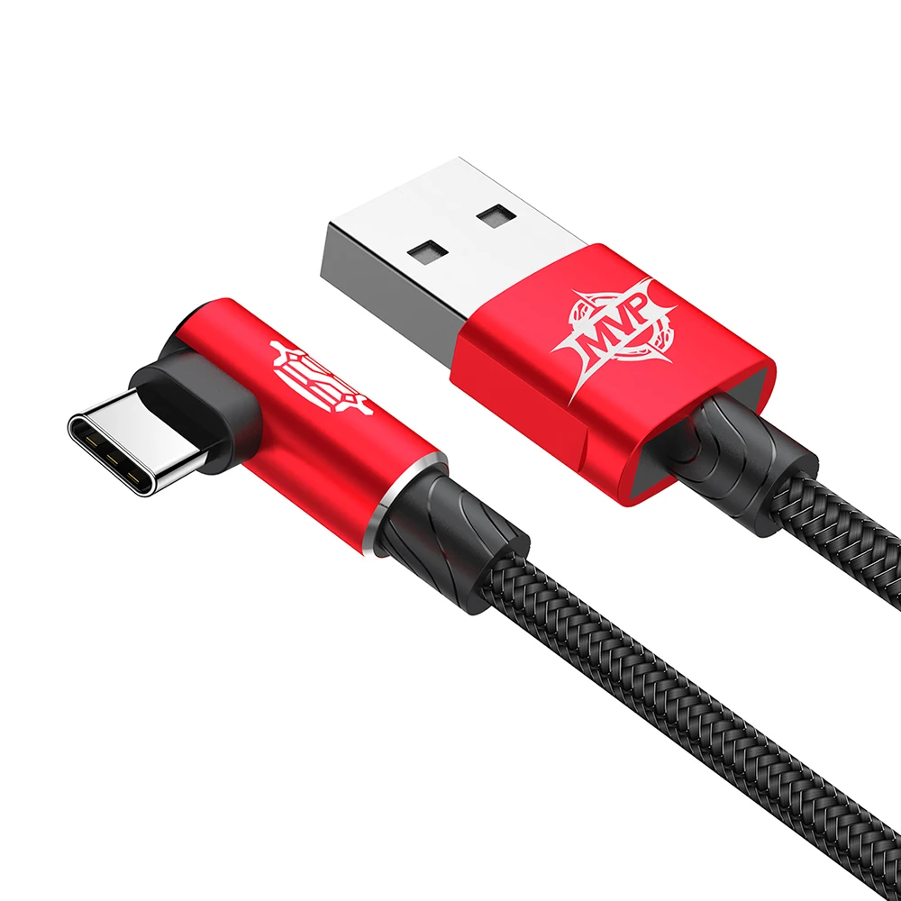 Baseus MVP Elbow 2m Cable 1.5A USB Charging Type-C Date Charger | Электроника