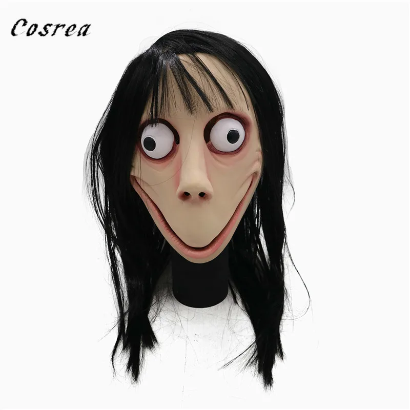Игра Scary Momo маска из латекса для наращивания на всю голову уход за кожей лица