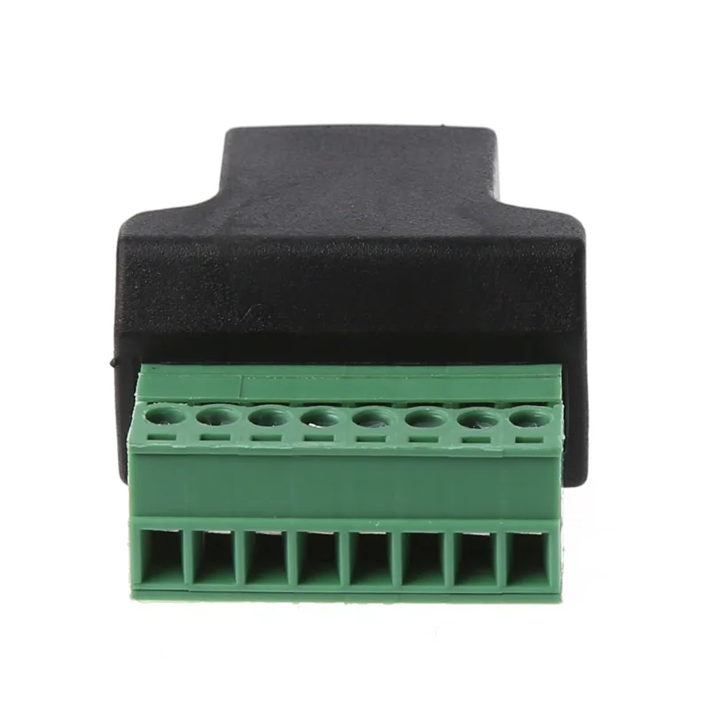 Ethernet RJ45 Женский до 8 Pin винтовой разъем адаптера кабель для CCTV цифровой DVR Z17 разъем адаптера CCTV аксессуар