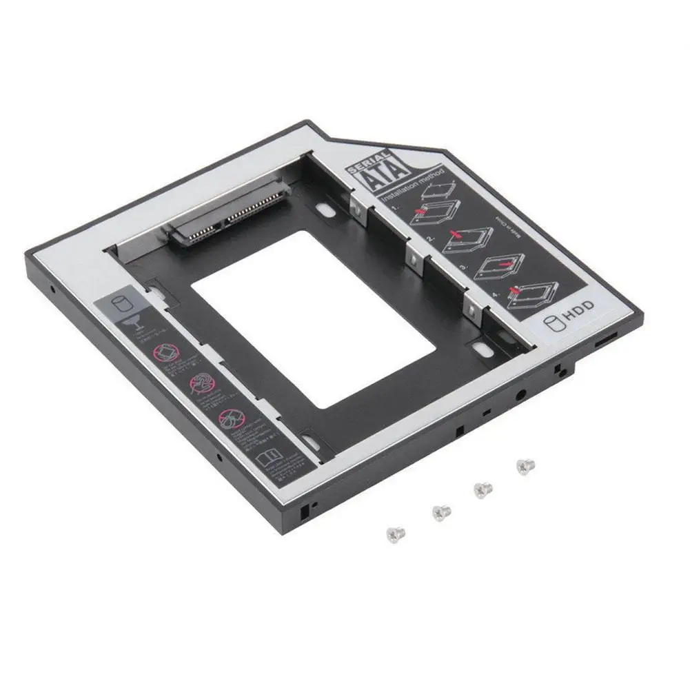 12 7 мм Универсальный SATA 2nd HDD SSD жесткий диск Caddy для CD/DVD-ROM Оптический отсек |