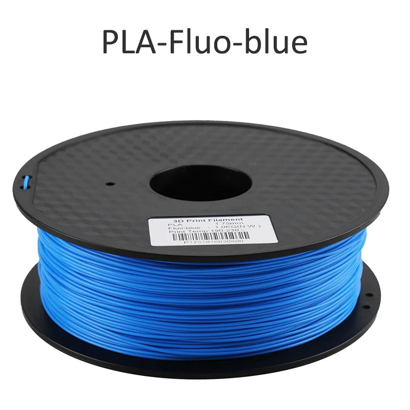 fluo blue pla HUAFAST PLA нити для 3d принтера материалы 1,75 мм 1 кг/0,25 кг ABS 3D печать Ручка нити пластиковые детали подходят для creality - Цвет: fluo blue pla
