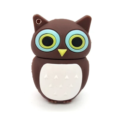 USB 2.0 Флеш-карта памяти Usb флеш-накопитель 128GB Fox/Horse/Robot, 32GB 64GB 16G, Usb флеш-накопитель - Цвет: USB 2.0