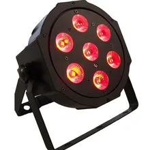 Новинка 7x10 Вт RGBW 4 в 1 роскошный светодиодный DMX 3/7 каналов плоский