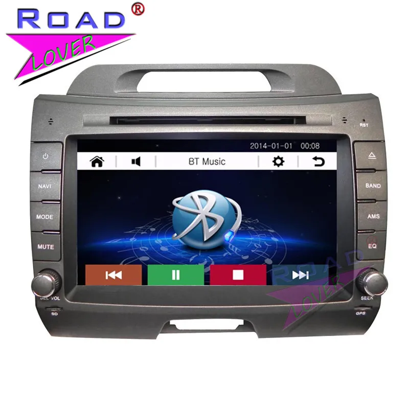 Автомобильный мультимедийный DVD плеер TOPNAVI Wince 2 Din 8 дюймов для KIA sporttag 2010 стерео GPS