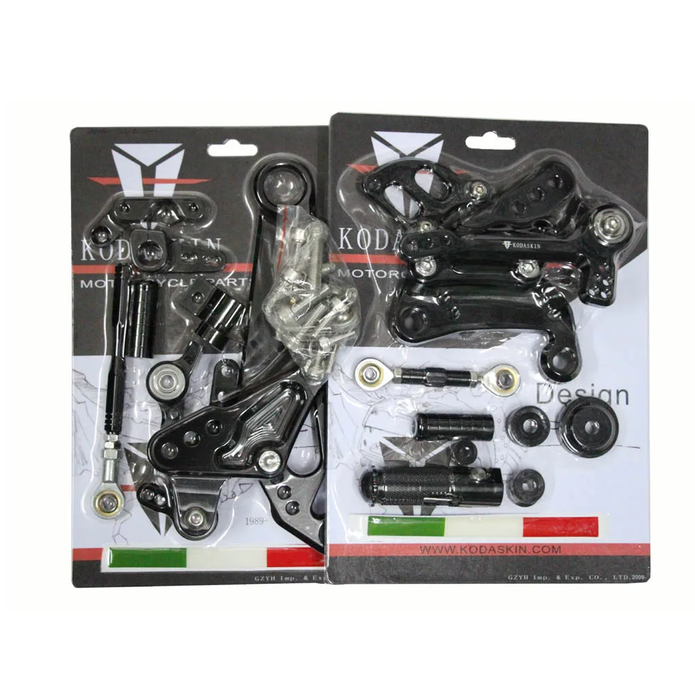 KODASKIN ЧПУ заготовки подножки Rearset задние наборы подножки подходят для Ducati Diavel 11 12 13 14 15 16