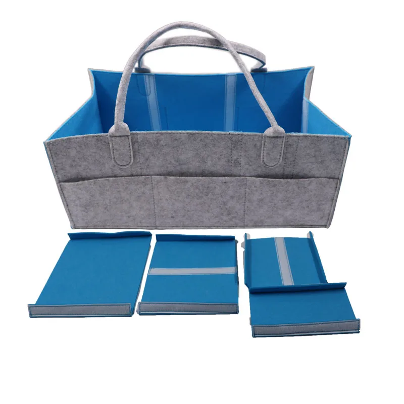 Сумка для хранения из войлочной ткани складной детский подгузник большого