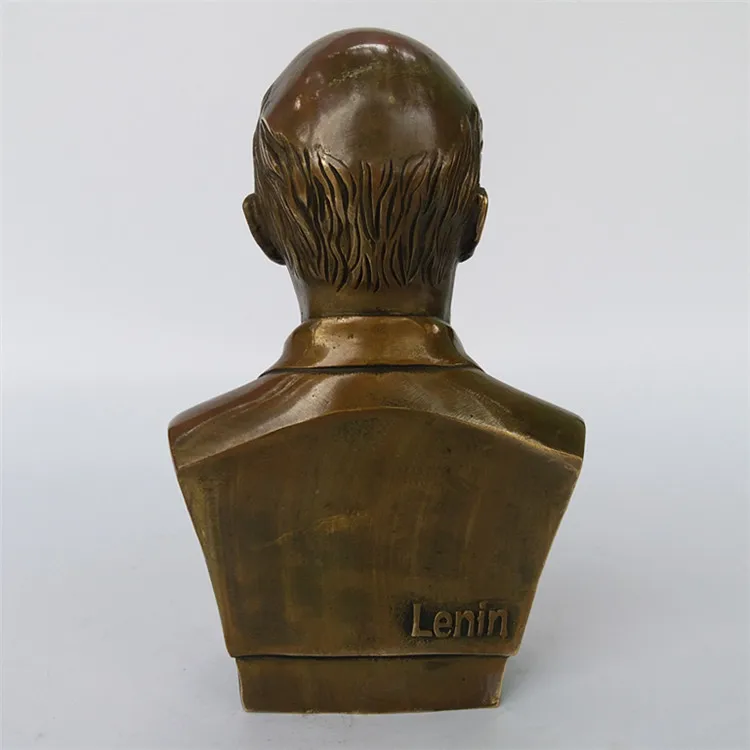 Русская статуя из чистой меди средней длины Ленина поделки для украшения дома