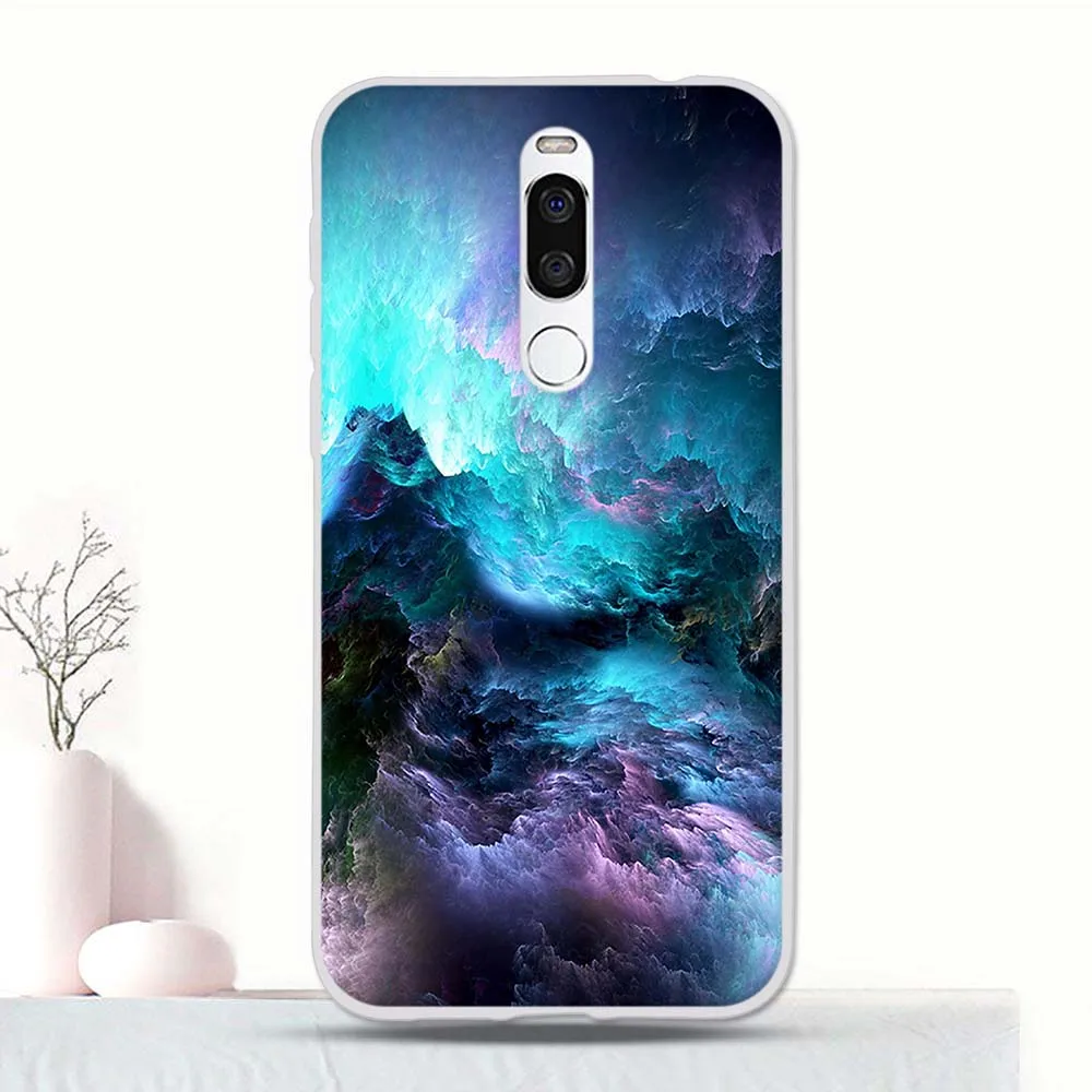 Силиконовый чехол с принтом для Meizu X8, задняя защитная крышка из ТПУ для Meizu X8, чехол-бампер для Meizu X 8, чехол-накладка
