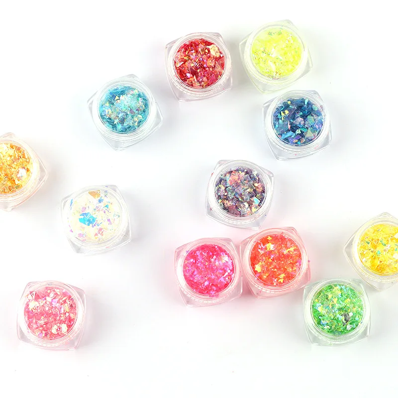 12 цветов Дизайн ногтей Конфеты ветер наклейки для Shell бумаги маникюр ногтя DIY