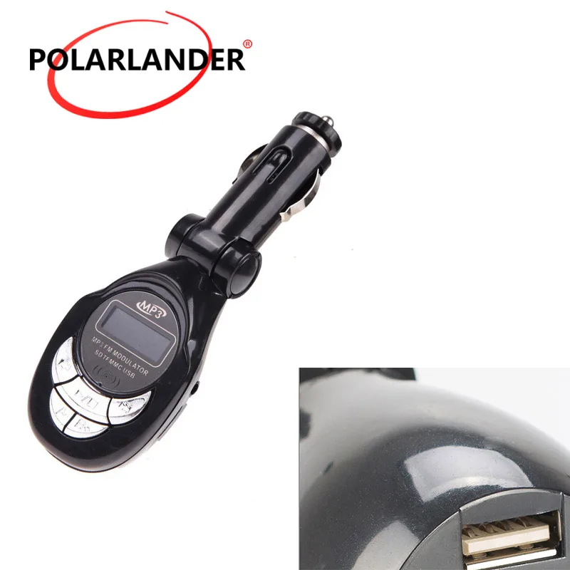 FM modulator multi-function USB charge U disk broadcast car MP3 player 12V/24V music play AUX audio Wireless transmitter | Автомобили и
