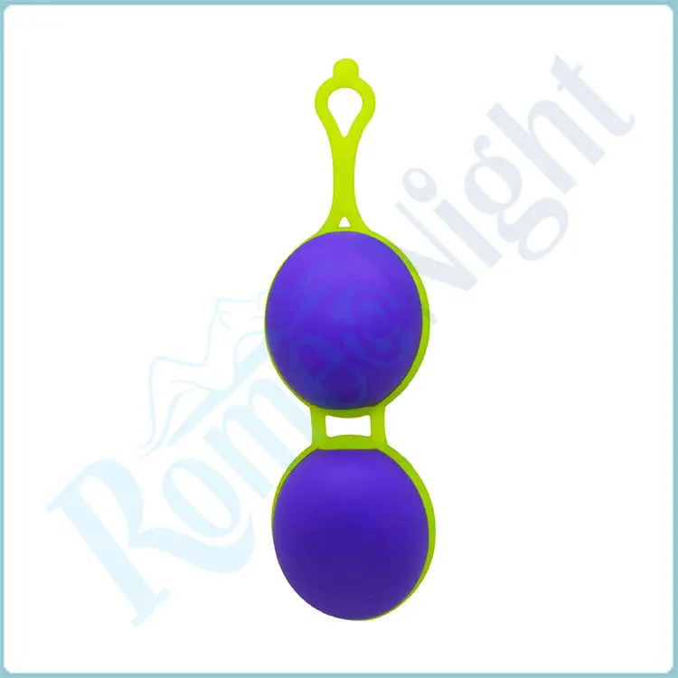 RomeoNight Colorful Detachable Silicone Double Soft Pleasure Balls Women Sex Toys Ben Wa Audlt Anal Products |