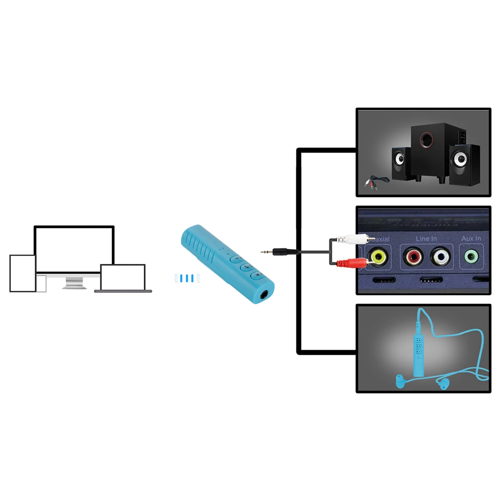 Спортивная Bluetooth 4 1 Гарнитура наушники приемник наушников беспроводной адаптер