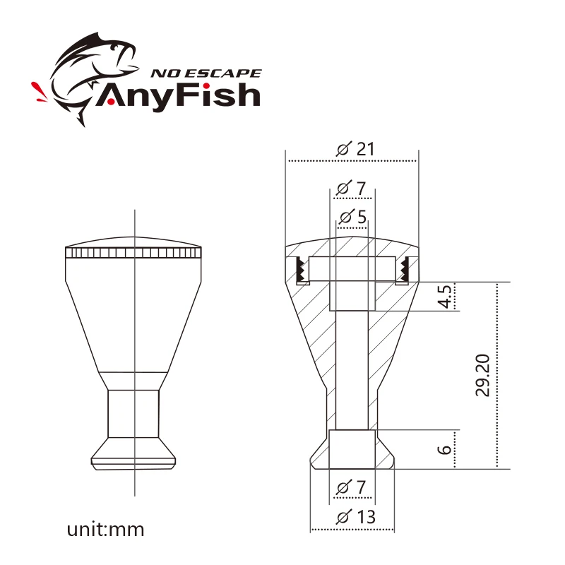 Рычаг питания ANYFISH ручка ручки катушки для Shimano Stradic CI4 Curado Sedona Daiwa CR80 катушка