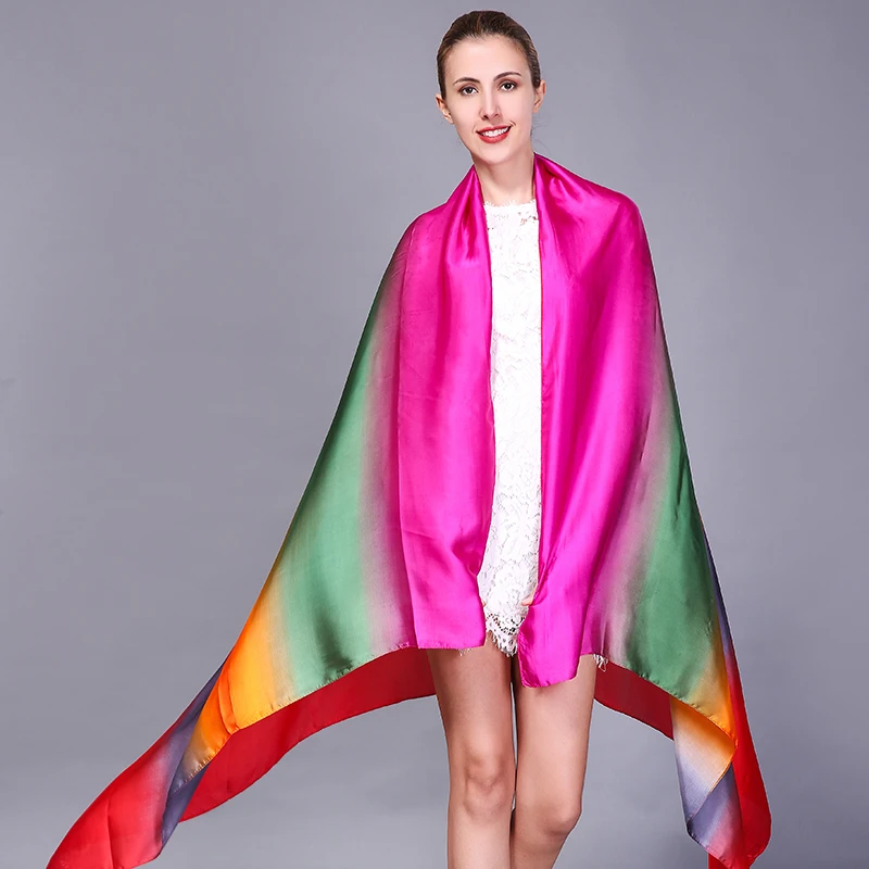 [FEILEDIS] 2017 шарф из шелка в стиле арт-деко пляжный солнцезащитный для девушек