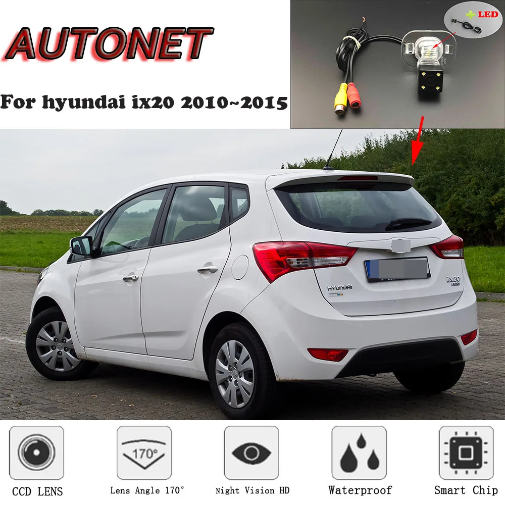 AUTONET HD камера заднего вида ночного видения для hyundai ix20 2010 ~ 2015/CCD/камера номерного