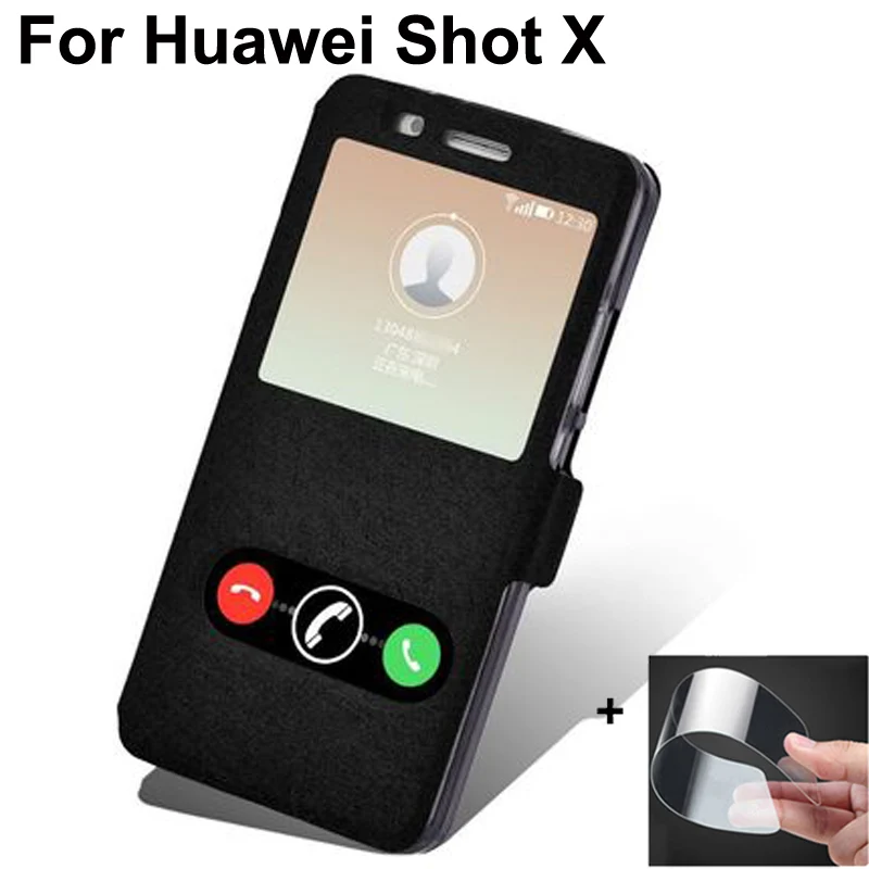 Для huawei Shot X чехол для телефона с открытым окном PU кожаный чехол для huawei shotx флип чехол для huawei Shot X бампер задняя крышка