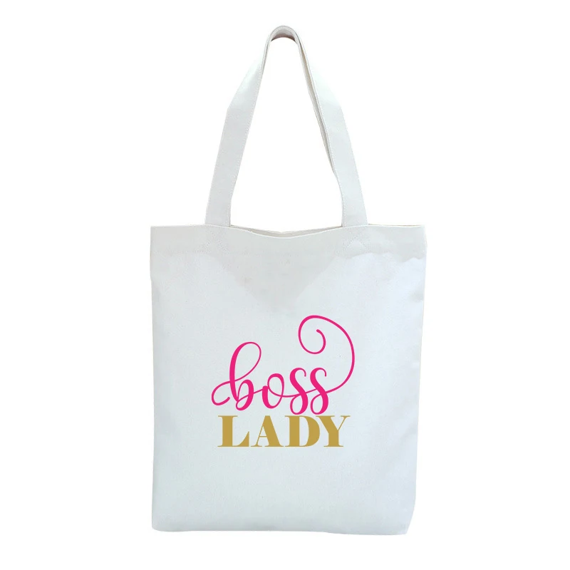 Холщовая Сумка Boss Lady женская сумка-кошелек для студента вместительная складная с