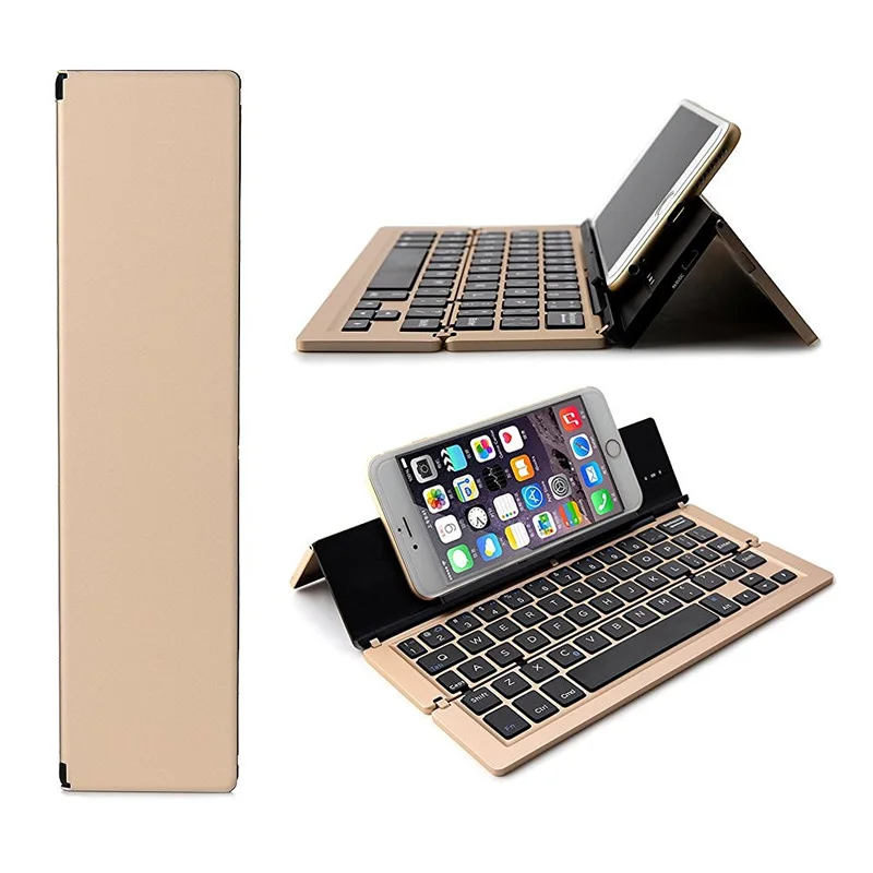 Universial Folio Bluetooth Keyboard For Tablet/Cellphone IOS Android Windows System Portable 100PCS/Lot | Компьютеры и офис