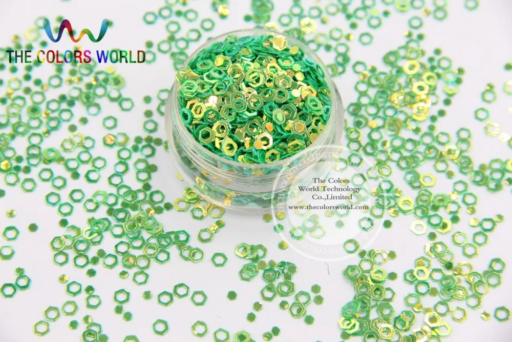 LJ4 7 удивительные шестигранные блестки для дизайна ногтей или украшения своими