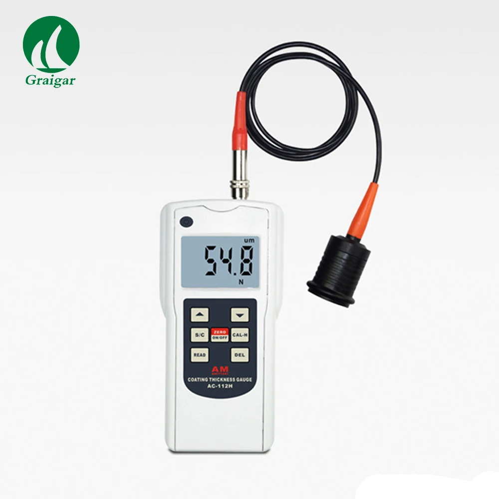 AC-112H Portable Digital Coating Thickness Gauge Measuring Range 0~12000 um | Инструменты