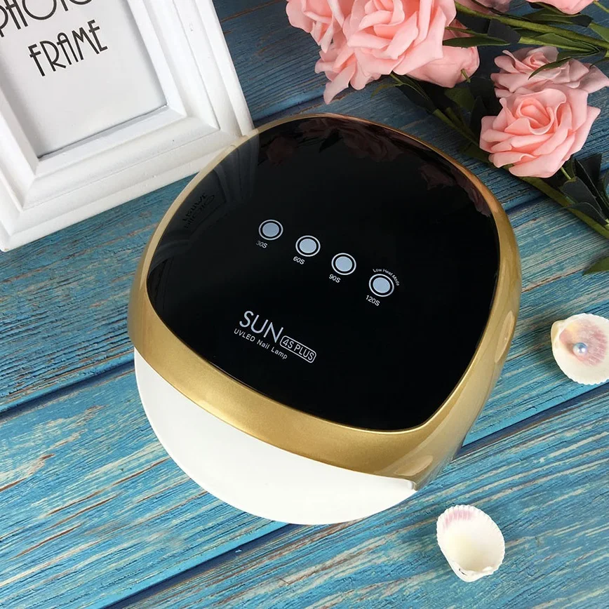 Горячее предложение! 2018 SUN4 Plus 52 Вт Сушилка для ногтей Светодиодная УФ лампа