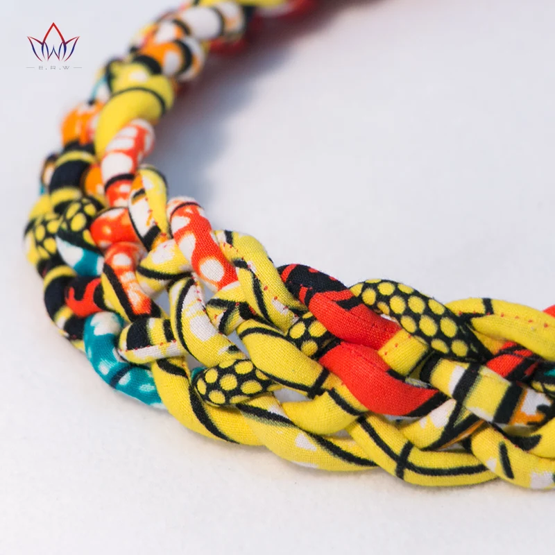 Лидер продаж 2020 Африканский чокер Дашики ручной работы ожерелье для женщин 12