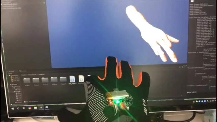 Система захвата жестов и осанки 3D Динамическая VR перчатка интеллектуальная перчатка робот палец